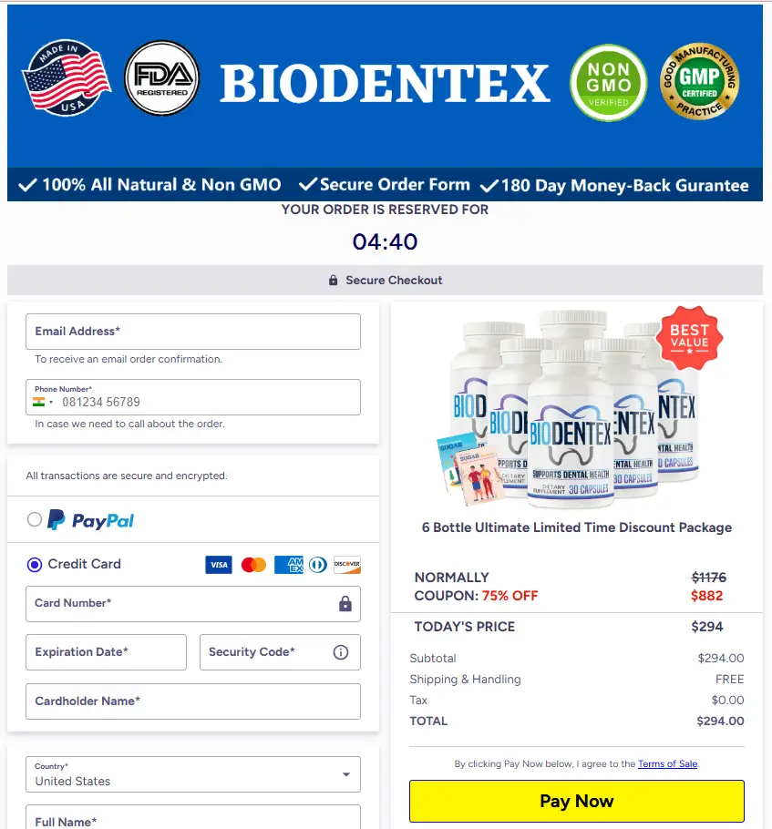 Biodentex-Secure-Checkout